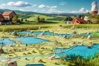 骑鹅旅行记路线图高清、骑鹅旅行记清楚路线图