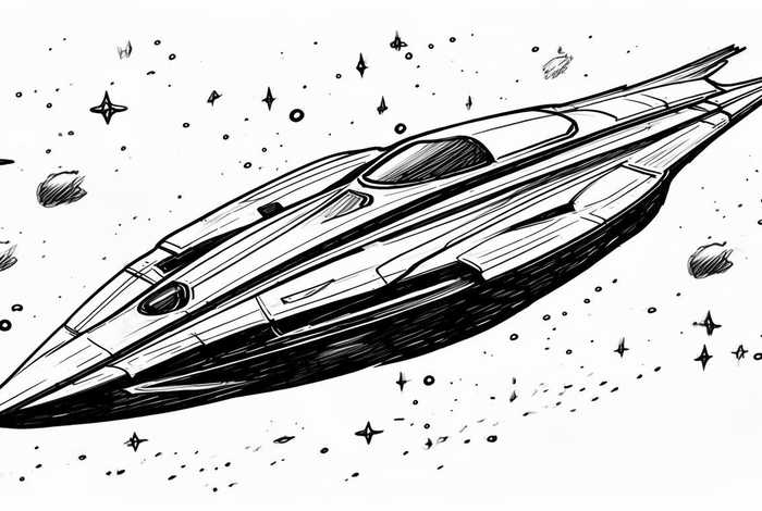太空旅行图片，太空旅行图片简笔画