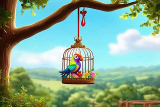 倒霉熊之茶杯旅行记小鸟笼 倒霉熊之茶杯旅行记 动画片