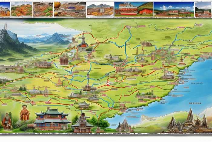 四川旅行地图旅游线路图 - 四川旅行地图旅游线路图片