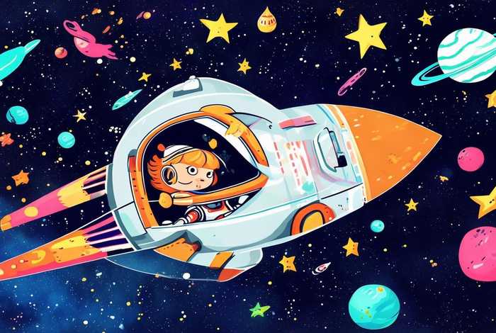 太空旅行儿童画（太空旅行儿童画一等奖）