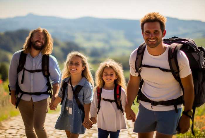 去旅行英文；和我的家人去旅行英文