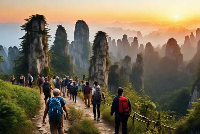 张家界旅行团四天三晚纯玩团、张家界四天三晚旅游团