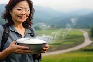 白粥旅行；白粥实拍