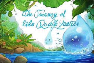 小水滴旅行记绘画 - 小水滴旅行记绘画作品