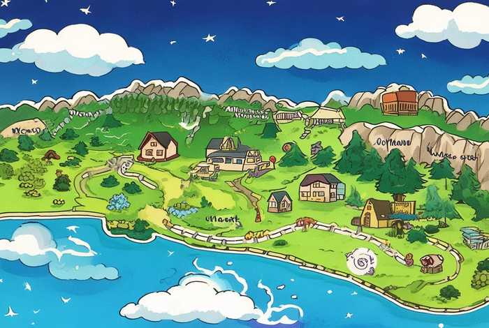 骑鹅旅行记路线图和事件简单 骑鹅旅行记路线图画还要标上相关景色和事件