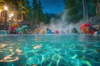 旅行动漫 - 特殊的温泉旅行动漫