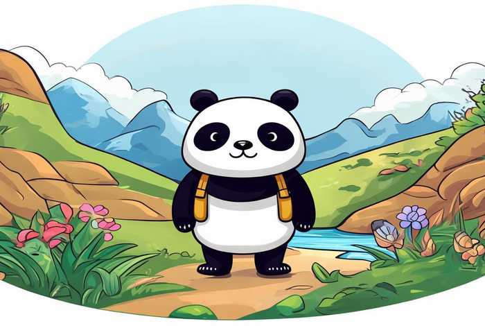 旅行熊猫图片，旅行熊猫图片简笔画