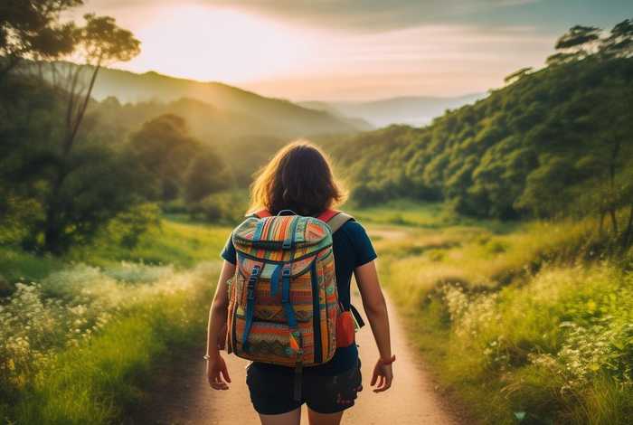 背包旅行图片唯美在路上（背包旅行图片 唯美）
