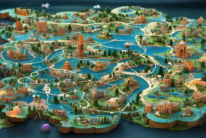 骑鹅旅行记路线图思维导图（骑鹅旅行记路线图思维导图图片）