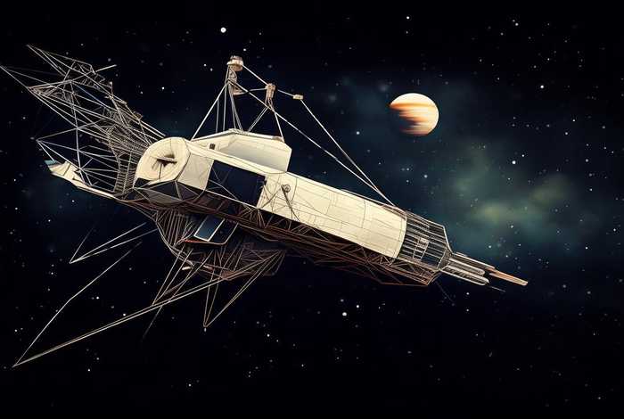 旅行者1号简笔画、旅行者1号简笔画图片大全