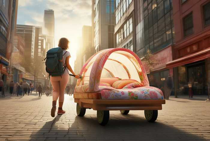 带床去旅行第一期，带床去旅行假的