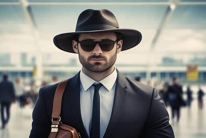 商务旅行出差 - 商务旅行出差戴的帽子