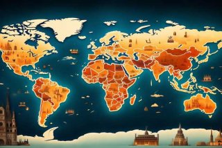 旅行地图点亮图片，旅行地图点亮图片大全