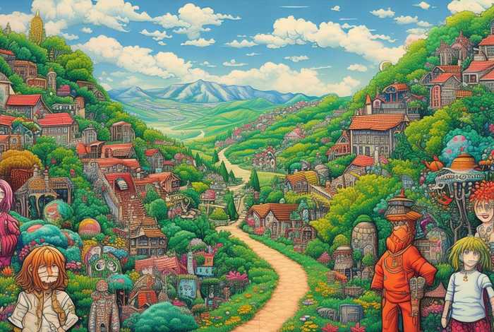 新安旅行团绘画作品，新安旅行团名人绘画作品