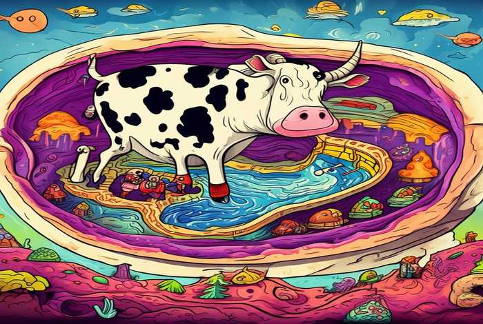 在牛肚子里旅行手抄报、在牛肚子里旅行手抄报图片