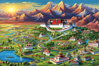 拉萨旅行社旅游报价及路线，拉萨旅行社旅游报价及路线图