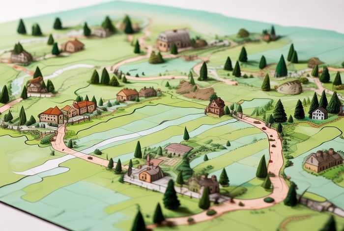 尼尔斯骑鹅旅行记路线图、尼尔斯骑鹅旅行记路线图完整版