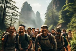 张家界旅行文案 - 张家界旅行文案累并快乐着