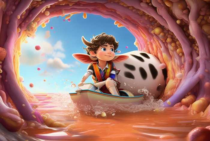 在牛肚子里旅行三年级课文 三年级在牛肚子里的旅行课文