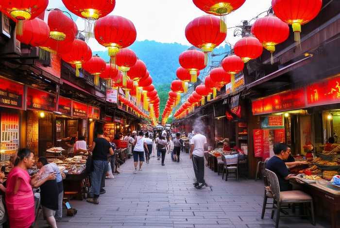 张家界南门口美食街（张家界南门口美食街视频）