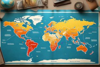 环球旅行最佳路线图 - 环球旅行最佳路线图英文版