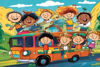 一起去旅行简笔画（一起去旅行简笔画 儿童画）