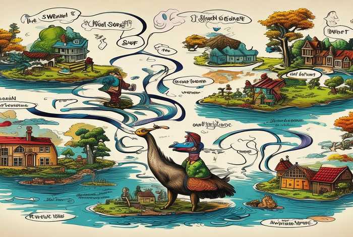 骑鹅旅行记梗概提纲 - 骑鹅旅行记梗概提纲思维导图 骑鹅旅行记梗概提纲 - 骑鹅旅行记梗概提纲思维导图