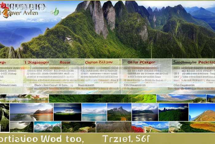 张家界旅行社行程报价单、张家界旅行社行程报价单图片