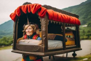 带床去旅行个人主页 带床去旅行假的