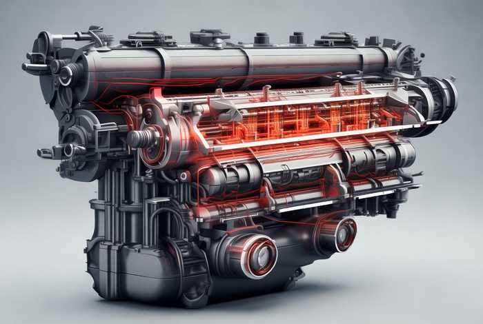 内燃机工作原理图（内燃机工作原理图视频）