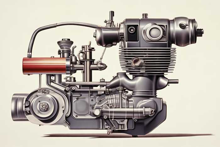 发动机工作原理图 - 二冲程发动机工作原理图 发动机工作原理图 - 二冲程发动机工作原理图