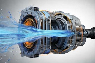 液压泵工作原理 示意图；液压泵工作原理动态图