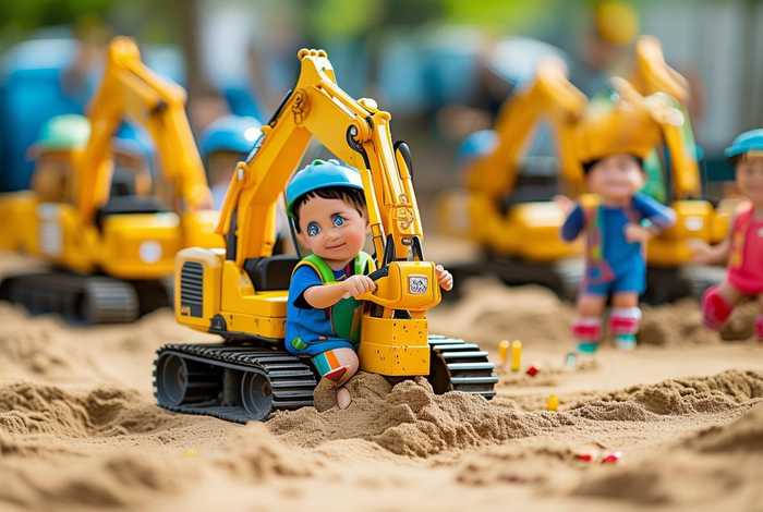 挖掘机工作视频大全儿童挖沙（挖掘机儿童挖沙子）