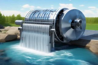 水轮发电机的工作原理，水轮发电机的工作原理及主要部件