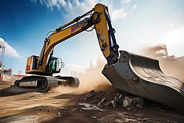 挖掘机工作视频现场；挖掘机工作视频现场图片