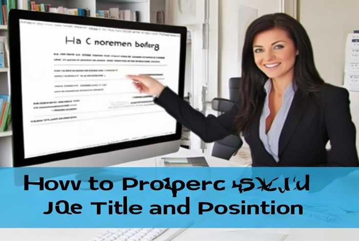 工作岗位和职务怎么填写才正确 - 工作岗位和职务怎么填写才正确呢