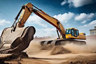 挖掘机工作视频现场；挖掘机工作视频现场图片