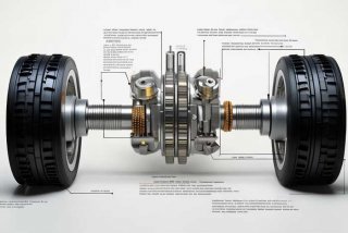 差速器工作原理模型套装 差速器工作原理模型套装图