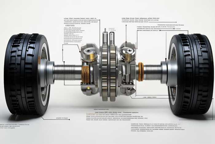 差速器工作原理模型套装 差速器工作原理模型套装图