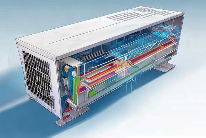 空调工作原理示意图 空调工作原理示意图片
