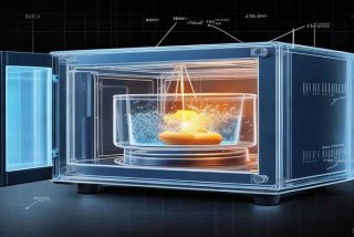 微波炉工作原理示意图、微波炉工作原理示意图讲解