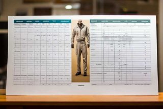 工作服尺码对照表 - 工作服尺码对照表正几