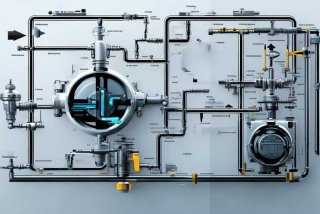 液压泵工作原理图符号；液压泵工作原理图符号表示