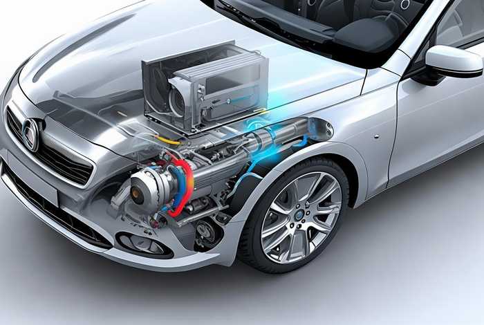 驻车空调工作原理、驻车空调工作原理动画演示