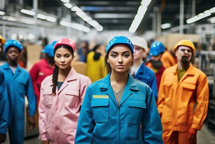 工作服图片；厂服工作服图片