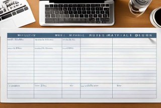 周工作总结模板表格，周工作总结表格模版