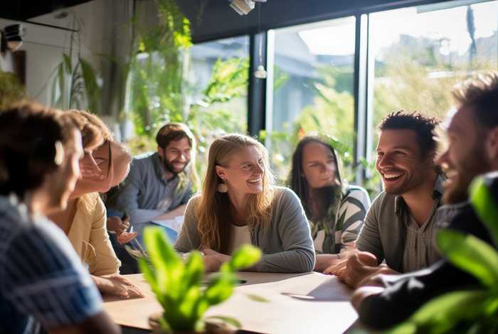 工作氛围好怎么描述简短点；工作氛围很好怎么表达