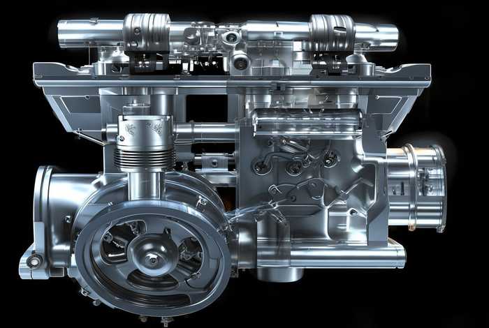 四冲程发动机工作原理 - 四冲程发动机工作原理动画演示