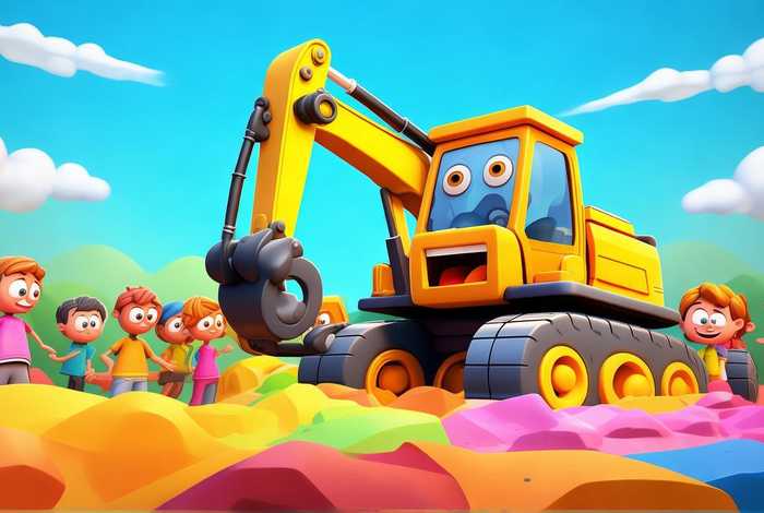 挖掘机工作视频儿童版 - 挖掘机工作视频儿童版真实